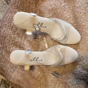 Womens clear heels size 8